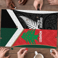 Rugby New Zealand and Lebanon Puzzle All Black Cedars Together