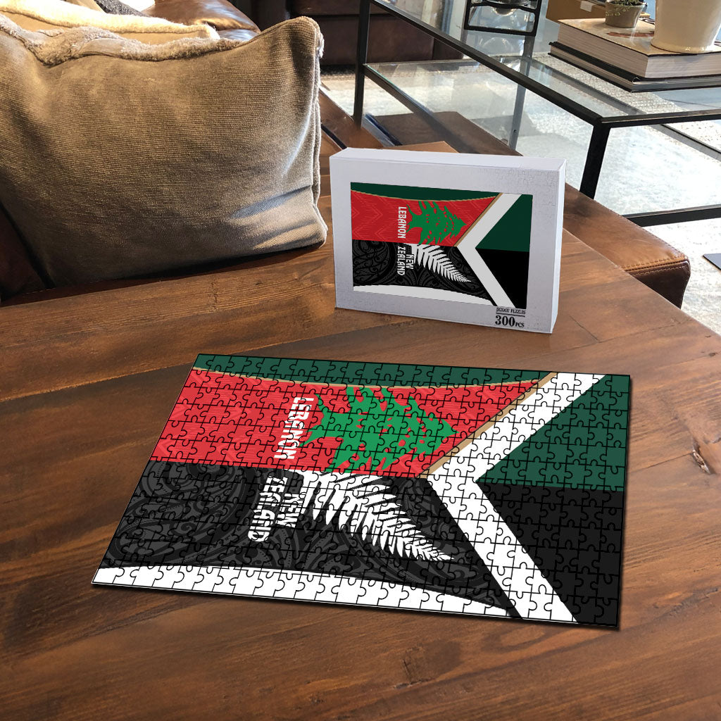 Rugby New Zealand and Lebanon Puzzle All Black Cedars Together