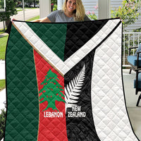 Rugby New Zealand and Lebanon Quilt All Black Cedars Together