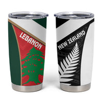 Rugby New Zealand and Lebanon Tumbler Cup All Black Cedars Together