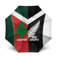 Rugby New Zealand and Lebanon Umbrella All Black Cedars Together