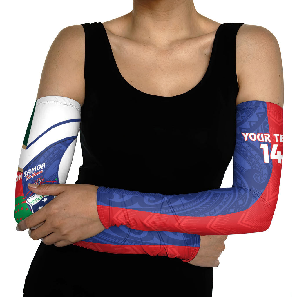 Custom Rugby Samoa and Lebanon Arm Sleeves Toa Samoa Cedars Together