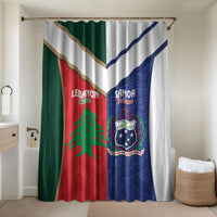 Rugby Samoa and Lebanon Bathroom Set Toa Samoa Cedars Together