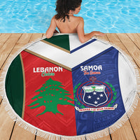 Rugby Samoa and Lebanon Beach Blanket Toa Samoa Cedars Together
