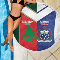 Rugby Samoa and Lebanon Beach Blanket Toa Samoa Cedars Together