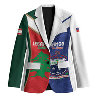 Custom Rugby Samoa and Lebanon Blazer Toa Samoa Cedars Together