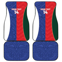 Custom Rugby Samoa and Lebanon Car Mats Toa Samoa Cedars Together