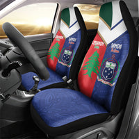 Rugby Samoa and Lebanon Car Seat Cover Toa Samoa Cedars Together