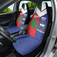 Rugby Samoa and Lebanon Car Seat Cover Toa Samoa Cedars Together
