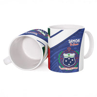 Rugby Samoa and Lebanon Ceramic Mug Toa Samoa Cedars Together