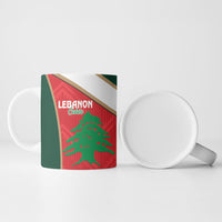 Rugby Samoa and Lebanon Ceramic Mug Toa Samoa Cedars Together