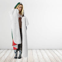 Rugby Samoa and Lebanon Hooded Blanket Toa Samoa Cedars Together