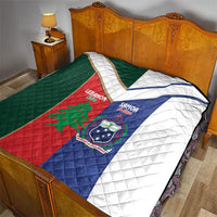 Rugby Samoa and Lebanon Quilt Toa Samoa Cedars Together