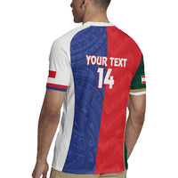 Custom Rugby Samoa and Lebanon Rugby Jersey Toa Samoa Cedars Together