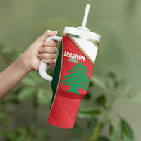 Rugby Samoa and Lebanon Tumbler With Handle Toa Samoa Cedars Together