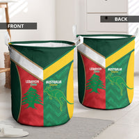 Rugby Australia and Lebanon Laundry Basket Aussie Kangaroos Cedars Together
