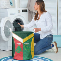 Rugby Australia and Lebanon Laundry Basket Aussie Kangaroos Cedars Together