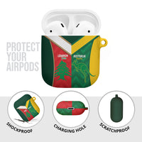 Rugby Australia and Lebanon AirPods Case Aussie Kangaroos Cedars Together