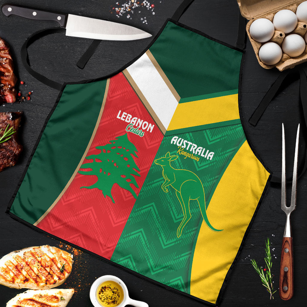 Rugby Australia and Lebanon Apron Aussie Kangaroos Cedars Together
