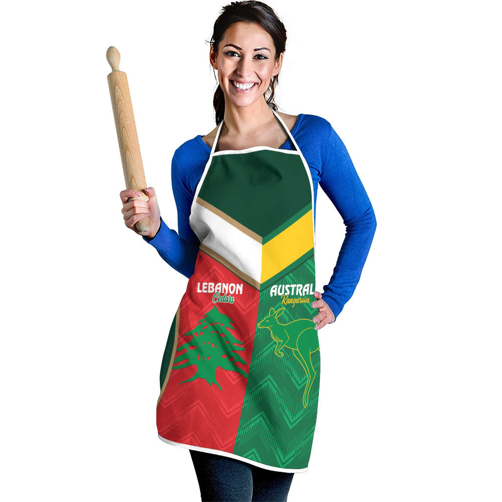 Rugby Australia and Lebanon Apron Aussie Kangaroos Cedars Together