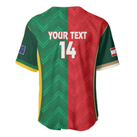 Custom Rugby Australia and Lebanon Baseball Jersey Aussie Kangaroos Cedars Together