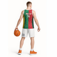 Custom Rugby Australia and Lebanon Basketball Jersey Aussie Kangaroos Cedars Together