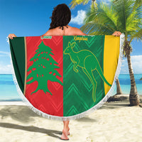 Rugby Australia and Lebanon Beach Blanket Aussie Kangaroos Cedars Together
