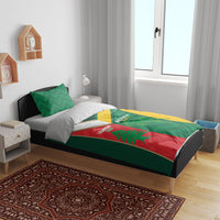 Rugby Australia and Lebanon Bedding Set Aussie Kangaroos Cedars Together