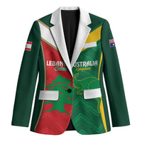 Custom Rugby Australia and Lebanon Blazer Aussie Kangaroos Cedars Together