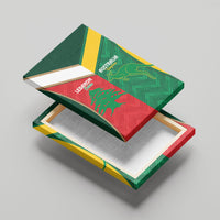 Rugby Australia and Lebanon Canvas Wall Art Aussie Kangaroos Cedars Together