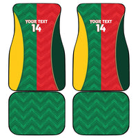 Custom Rugby Australia and Lebanon Car Mats Aussie Kangaroos Cedars Together