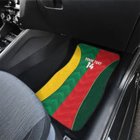 Custom Rugby Australia and Lebanon Car Mats Aussie Kangaroos Cedars Together
