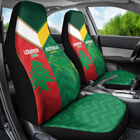 Rugby Australia and Lebanon Car Seat Cover Aussie Kangaroos Cedars Together