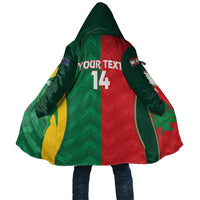 Custom Rugby Australia and Lebanon Cloak Aussie Kangaroos Cedars Together