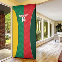 Custom Rugby Australia and Lebanon Door Cover Aussie Kangaroos Cedars Together