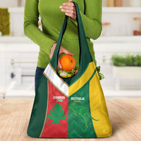 Rugby Australia and Lebanon Grocery Bag Aussie Kangaroos Cedars Together