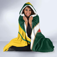 Rugby Australia and Lebanon Hooded Blanket Aussie Kangaroos Cedars Together