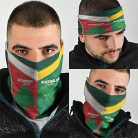 Rugby Australia and Lebanon Neck Gaiter Aussie Kangaroos Cedars Together
