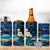 Personalised French Polynesia Tetiaroa Atoll 4 in 1 Can Cooler Tumbler Polynesian Curves Style - Wonder Print Shop