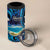 Personalised French Polynesia Tetiaroa Atoll 4 in 1 Can Cooler Tumbler Polynesian Curves Style - Wonder Print Shop