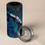 Personalised Tahiti Moorea Atoll 4 in 1 Can Cooler Tumbler Polynesian Sea Turtle - Wonder Print Shop