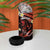 Personalised Tahiti Bora Bora 4 in 1 Can Cooler Tumbler Manta Rays With Polynesian Plumeria - Wonder Print Shop