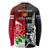 New Zealand And England Rugby Long Sleeve Shirt 2023 World Cup All Black Combine Red Roses - Wonder Print Shop