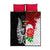 New Zealand And England Rugby Quilt Bed Set 2023 World Cup All Black Combine Red Roses - Wonder Print Shop