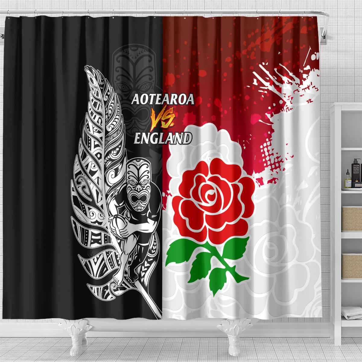 new-zealand-and-england-rugby-shower-curtain-2023-world-cup-all-black-combine-red-roses