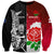New Zealand And England Rugby Sweatshirt 2023 World Cup All Black Combine Red Roses - Wonder Print Shop