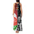 New Zealand And England Rugby Tank Maxi Dress 2023 World Cup All Black Combine Red Roses - Wonder Print Shop