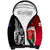 Custom New Zealand And England Rugby Sherpa Hoodie 2023 World Cup All Black Combine Red Roses - Wonder Print Shop