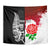 Custom New Zealand And England Rugby Tapestry 2023 World Cup All Black Combine Red Roses - Wonder Print Shop