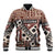 Bula Fiji Baseball Jacket Unique Masi Tapa Pattern - Wonder Print Shop